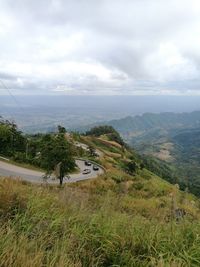 Scenic view of landscape against sky