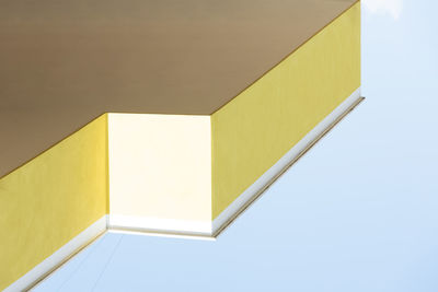 Low angle view of building against clear sky