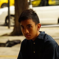 Portrait of young man