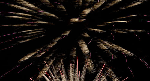 Close-up of firework display