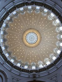 Low angle view of ceiling