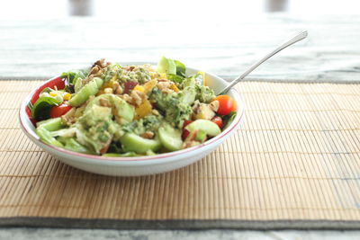 Close-up of salad in bowl