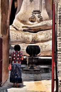Close-up of woman in bikini