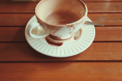 Close-up of coffee cup