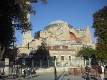 Low angle view of church