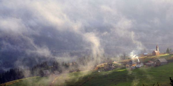 Scenic view of cloudy sky