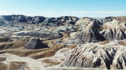 Close-up of landscape against sky