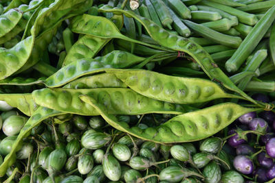 Close-up of vegetables in market