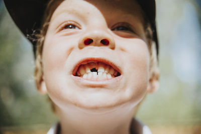 Smiling boy