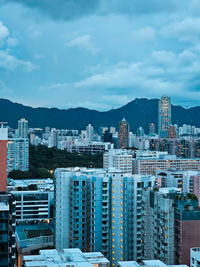 Cityscape against sky