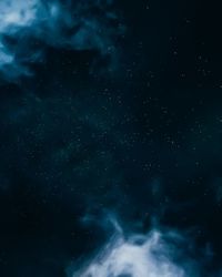 Low angle view of star field at night