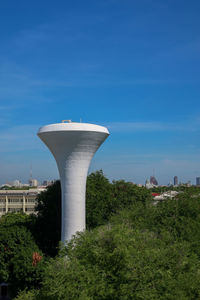 View of tower bridge against blue sky