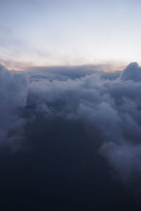 Low angle view of clouds in sky