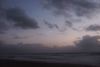 Dramatic sky over sea