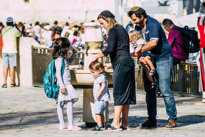 Group of people standing outdoors