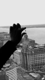 Cropped image of cityscape