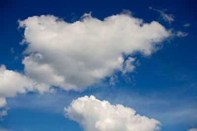 Low angle view of clouds in sky