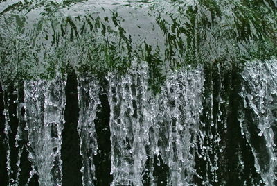 Full frame shot of waterfall