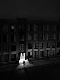 People walking in city