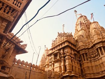 Low angle view of historical building against sky