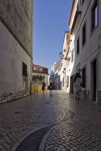 Street amidst buildings in town