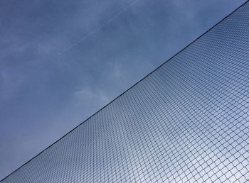 Low angle view of net sky