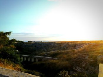 Scenic view of landscape against sky