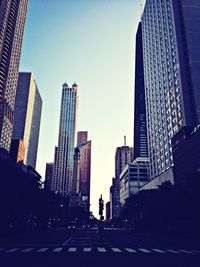 Low angle view of modern building