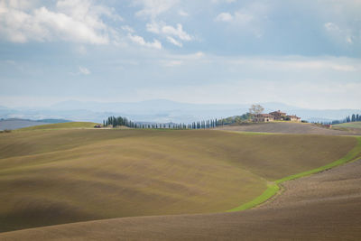 Scenic view of landscape against sky