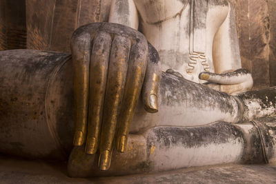 Close-up of buddha statue