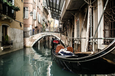 A solitary street of venice, italy