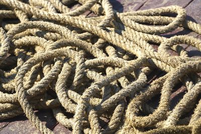 Full frame shot of ropes