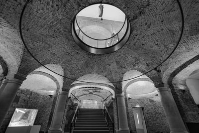 Low angle view of ceiling of building