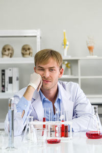 Portrait of young man