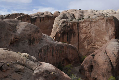 Halls creek narrows cut through capitol reef's waterpocket fold.