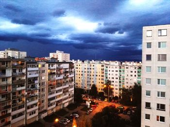 Cityscape against sky