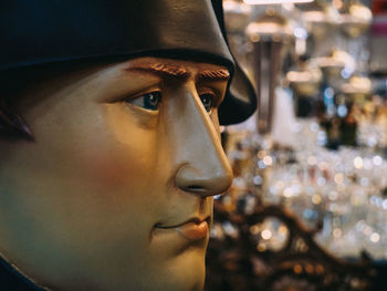 Close-up of statue
