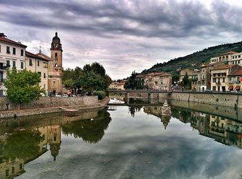 River with buildings in background