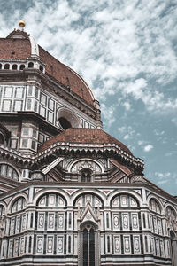 Low angle view of historical building against sky