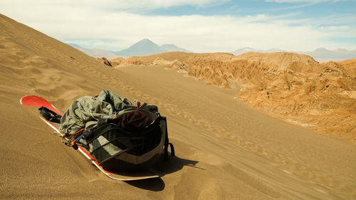 View of desert against sky