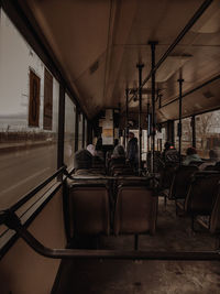 Interior of train