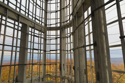 Interior of abandoned building