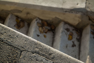 Close-up of weathered wall