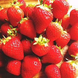 Close-up of strawberries