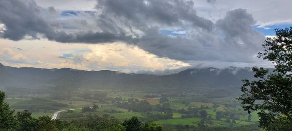 Scenic view of landscape against sky