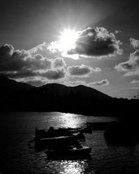 Scenic view of river against sky