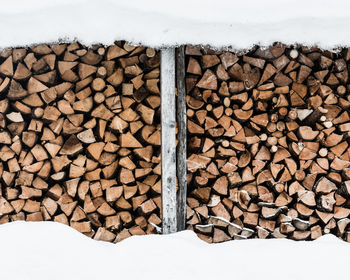 Close-up of wood logs