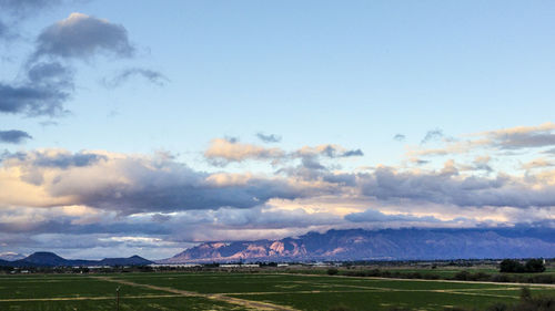 Scenic view of landscape against sky