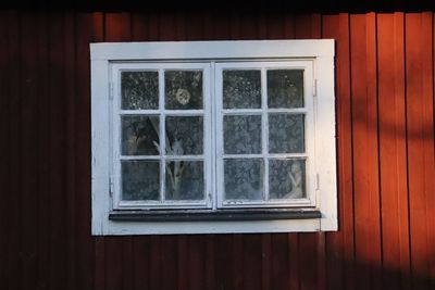 Window of building