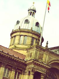 Low angle view of building against sky